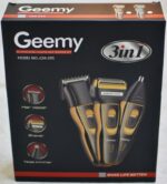 Geemy 3 in 1 Rechargeable Shaver & Trimmer Set - Image 3