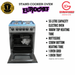 Eurochef 3G+1E Standing Cooker EG55 - Image 2