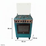 Euroken 3G+1(3 Gas+1 Hot Plate) 65x60 Standing Cooker EURO65 - Image 9