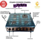 Euroken 3G+1(3 Gas+1 Hot Plate) 65x60 Standing Cooker EURO65 - Image 3