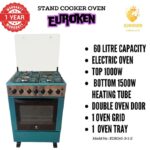 Euroken 3G+1(3 Gas+1 Hot Plate) 65x60 Standing Cooker EURO65 - Image 7