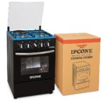 Ipcone 50x55 Standing Cooker(3+) with Electric Oven(Black)