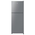 Mika Fridge, 2 Door Top Mount Freezer No Frost, 202L, Dark Silver MRNF202DS