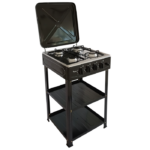Ramtons 4 Burner Gas Cooker Stainless Steel with Stand RG/547 - Image 3