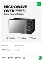 Syinix 20 Litres Manual Microwave MW720M-KE - Image 2