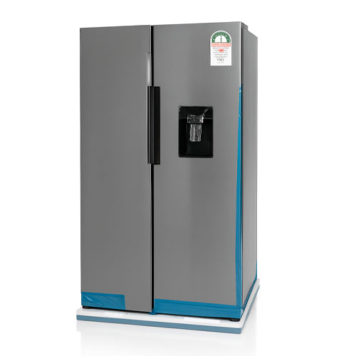 Syinix-460L-Fridge-Side-by-Side-Water-Dispenser-No-Frost-Grey-FD460SBWS.jpg Syinix 460L Fridge Side by Side Water Dispenser No Frost Grey FD460SBWS - Image 1