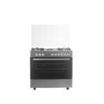 VON VCF964271FSX Freestanding Cooker – 4 Gas + 2 Electric Burners, Cast Iron Pan Support, Flame Failure Device